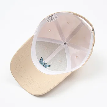 2020 Drugelis siuvinėjimas medvilnės Casquette Beisbolo kepuraitę Reguliuojamas Snapback Skrybėlės moterims ir vyrams 212