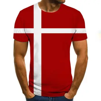 2020 karšto pardavimo vyriški Naujas Vasaros marškinėliai Su apvalia Kaklo trumpomis Rankovėmis 3D Atspausdintas Top aukštos kokybės