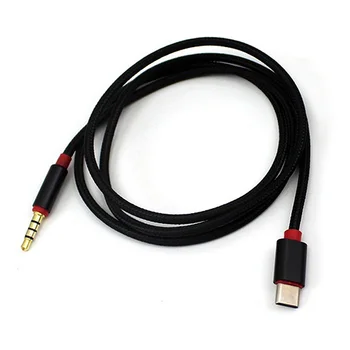 C tipo Garso Kabelis USB Tipo C Vyriška 3,5 mm Jack Male Automobilių AUX Audio Adapterio Kabeliu, skirta 