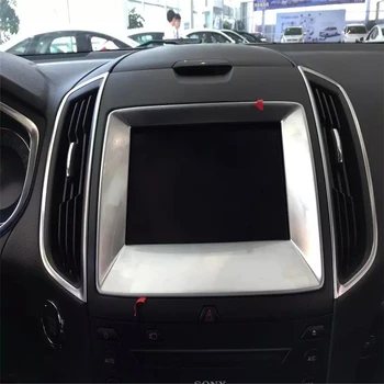 WELKINRY automobilį auto padengti Ford Edge m. m. 2016 M. 2017 m. 2018 m. 2019 m. 2020 Endura ABS priekinės konsolės navigacijos, grotuvo ekrane apdaila