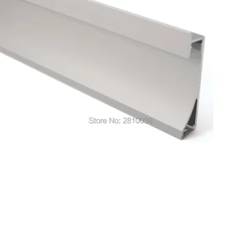 100 X 2M Rinkiniai/Daug Siena plovimo led aliuminio kanalo profilių bei aliuminio led ekstruzijos korpusai sieninis apšvietimas