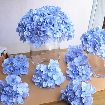 Nauja Dirbtinio Šilko Hydrangea Gėlės Vadovai Vestuvių Dekoracijos Namų Biuro Stalas Modeliavimas Papuošalai 13 Spalvų 6A1216
