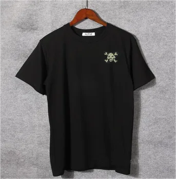 Vyrų Slim Fit kalnų krištolas, T-Marškinėliai su prekės ženklo Logotipu ilgomis Rankovėmis Standartas-tinka Patogiai Atsitiktinis Karšto gręžimo tShirts