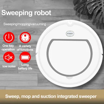 Robotas Dulkių siurblys USB Įkrovimo Smart Valymo Robotas Automatinis Sweeper Mopping Stipri Siurbimo Namų Grindų plovimo Mašina