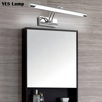 LED Veidrodėlio lemputė 6W 8W 40cm 56cm nerūdijantis plienas+akrilas atsparus vandeniui vonios kambarys lempos miegamasis fojė studijų sconce apšvietimas