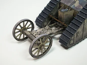 3D, Popieriniai, 1:35 didžiosios Britanijos Ženklas.Aš Vyrų Bakas World of Tanks Vežime Diecast Vadovas 