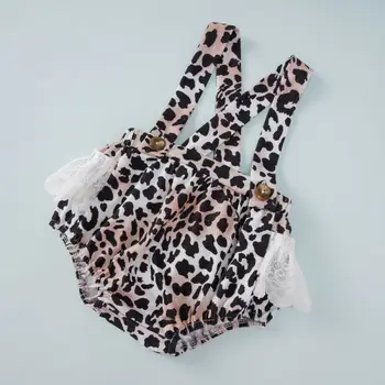Naujagimio Mergina 2VNT Rudens Drabužiai ilgomis Rankovėmis T-shirt +Leopard Kelnes Komplektus Medvilnės Mielas Kūdikis Mergina Drabužių Rinkinys