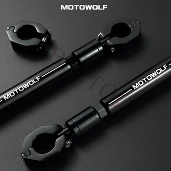 Motowolf Universalų Motociklo Rankenos Pirmaujančių Balanso Baras Pertvarkyti Bold Pratęsimo Skersinės Aliuminio Rankena Laikiklis Laikiklis