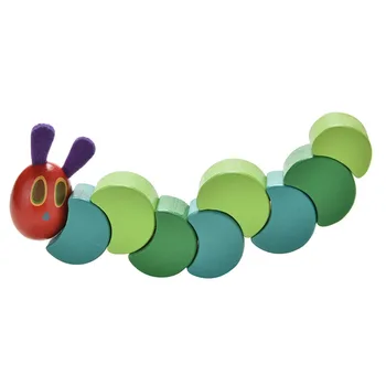 Pizies Vaikų Anime Žaislai Mielas Vabzdžių Twist Alkanas Vikšrai Medinių Blokų Kūdikio Pirštus Lankstus Blokai Lašas Laivas 1pc