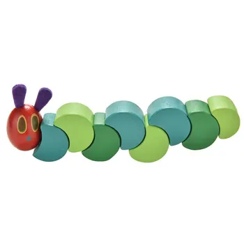 Pizies Vaikų Anime Žaislai Mielas Vabzdžių Twist Alkanas Vikšrai Medinių Blokų Kūdikio Pirštus Lankstus Blokai Lašas Laivas 1pc