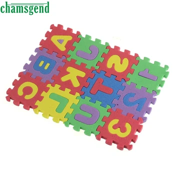 36Pcs Baby Vaikų Skaičių Abėcėlė EVA Puzzle Putų Matematikos Švietimo Žaislas Dovana A81