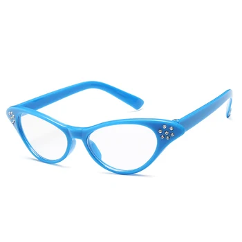 Ywjanp Akiniai nuo saulės Moterims prekės ženklo dizaino Mados Katės akis, Saulės Akiniai Moterų Retro Slyvų žiedų Diamond akinius Gafas De Sol UV400