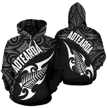 PLstar Kosmosas Naujosios Zelandijos Šalies Emblema Maorių Aotearoa Gentis Juokinga 3Dprint Vyrų/Moterų NewFashion Streetwear Hoodies Puloveris A17