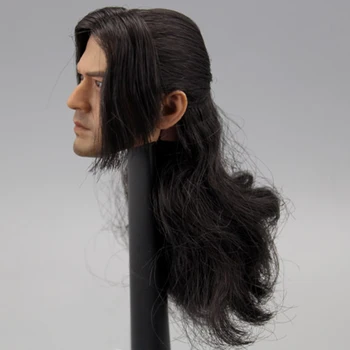 Sandėlyje 1:6 Masto Takeshi Kaneshiro Ilgi Plaukai versija Galvos Raižyti Akechi Samanosuke Modelis Žaislai Tinkami 12