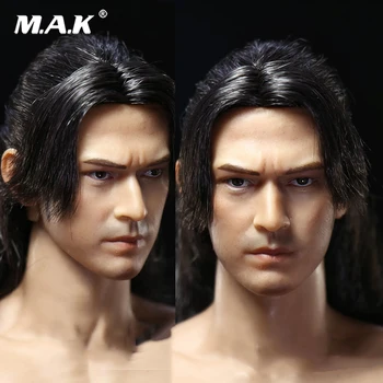Sandėlyje 1:6 Masto Takeshi Kaneshiro Ilgi Plaukai versija Galvos Raižyti Akechi Samanosuke Modelis Žaislai Tinkami 12