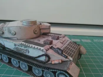 1:35 1:50 Tankas Pasaulyje Originalus Dažytos Tiger P Tipo Popieriniai 