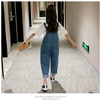 Vaikų 2020 m. pavasarį naująjį Kinijos Universiteto Vaikų korėjos versija nugaros diržas, kelnės mados mergaičių džinsai mergaitei, dėvėti drabužiai