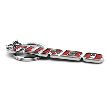 DSYCAR 1Pcs TURBO Key chain Vyrų Dovana Automobilio Raktų pakabukai Moterų Metalo Keychain Mėgėjams Papuošalai raktų pakabukas Naujas