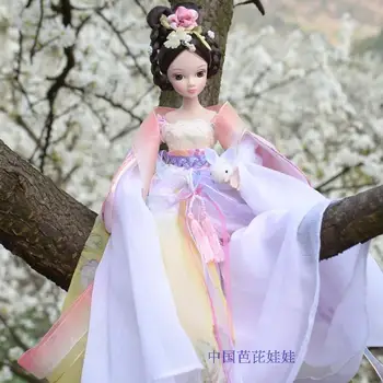 2020 Kostiumas Aukštos Kokybės Rankų Darbo Lėlės Drabužių Cheongsam Kinų Tradicinė Suknelė Cheongsam Suknelė Pasakų Lėlės, Žaislai