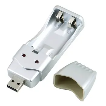 Įkraunamos Nimh Baterijos AA AAA Didelės Talpos USB Įkroviklis Aaa/aa*2=160ma USB DC5V Įvestis USB/ac Keitiklis Maitinamas Jul 6