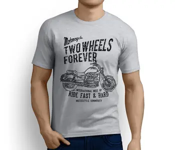 Medvilnės Spausdinti Mens O Vasarą-NeckBritish Motociklą Rocket III Roadster Įkvėptas Motociklo Fan Art T-shirts