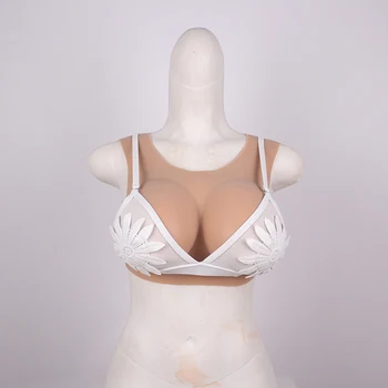 Silikono Crossdresser Minkštas Fake Boobs Netikrų Krūtų Formos Plokštės C Taurės Transseksualų Drag Queen Shemale Cosplay
