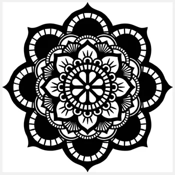 Mandala Siena Lipdukas Biuro Langą Dekoratyvinis OM Simbolis Lotus Vinilo Sienos Lipdukas Namų Dekoro Miegamasis Jogos Studija Klasėje Z536