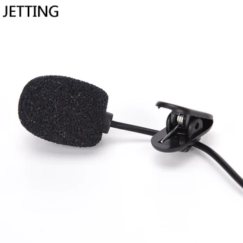 Didmeninė Praktinį Mini 3,5 mm Jack Plug Mikrofonas Lavalier prisegamas Mikrofonas Mic Kalbėti Kalbos Paskaitas 1,5 m