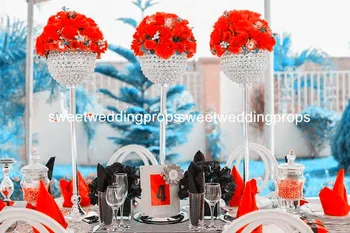 Nauja stiliaus elegantiškas vestuvių kristalų puošmena didmeninės vestuvių