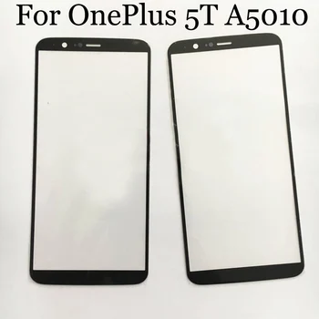 Už OnePlus 5T 5 T A5010 TouchScreen skaitmeninis keitiklis OnePlus5T Jutiklinio Ekrano Stiklo plokštė Be Flex Kabelis Vienas plius 5T touch panel