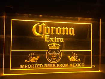 LE040 - Corona Meksikos Alaus Baras Pub Klubas LED Neon Light Pasirašyti namų dekoro amatai