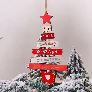 Kalėdų Pakabukas Medžio Naujųjų Metų Natūralaus Medžio Ornamentas, Medinės Kabinti Karolius, Dovanos, Namų Kalėdų Dekoracijas Šalis Kalėdos TXTB1