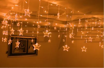 LED Girliandos, Kalėdų Apšvietimo Vestuves Apdailos Liustra 3.5 M, 100 Led 16p Pearl Žvaigždžių Spalvotų Nemokamas pristatymas