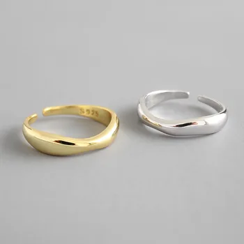 925 sterlingas sidabro sužadėtuvių žiedai moterims nereguliarus bijoux mergina dovaną-mados vestuvių žiedas 925 sidabro papuošalai 2020 m.