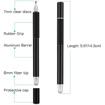 Universalus pieštukas Capacitive Jutiklinis Ekranas Didelis Tikslumas Patvarus Aktyvus Pieštuką už Telefoną, Tabletės Nešiojamas kompiuteris
