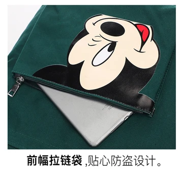 Animacinių filmų drobė maišelis Mickey mouse cute mados didelės talpos atsitiktinis pečių maišą ponios pirkinių studentų mokyklos maišą