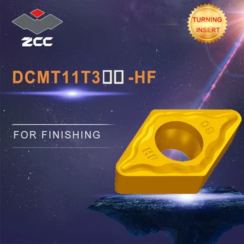 CNC tekinimo įdėklai 10vnt/daug DCMT 11T3 HF padengtas įtvirtino karbido tekinimo įdėklai iš ketaus, plieno, nerūdijančio plieno apdaila