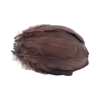 Aukštos kokybės Natūralios Tamsiai rudos Žąsų Plunksnų Amatų Papuošalai Priėmimo plunksnelių 13-18cm 