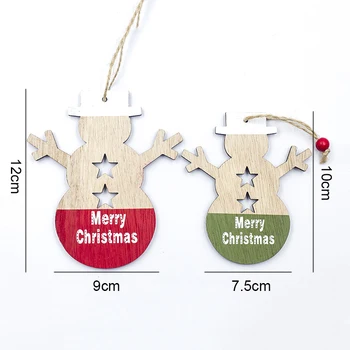 Kalėdų Medinės Dažytos Pakabukas Kalėdų Medžio Apdaila Spinta Mažų Ornamentais Briedžių Kalėdos Apdailos Paprasta Kalėdų Papuošalai