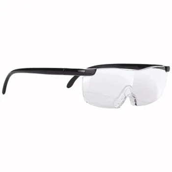 100vnt Vision Pro Plastikinių akinių 250 /160 laipsnių Didinamąjį Akiniai Magnifiers Didinamojo stiklo Dovana Suaugusiųjų Naujųjų Metų
