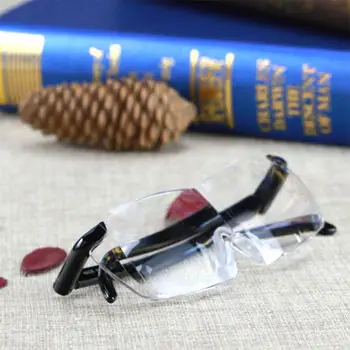100vnt Vision Pro Plastikinių akinių 250 /160 laipsnių Didinamąjį Akiniai Magnifiers Didinamojo stiklo Dovana Suaugusiųjų Naujųjų Metų