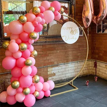 135pcs Rožinių Pastelinių Balionų Girliandą Arch 1th Gimtadienio Sukaktį Šalis Fone, Dekoracijos Mergina Baby Shower Tiekėjas