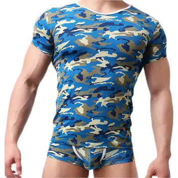 Kamufliažas Undershirt Vyrų Ultra Plonas Mens Undershirt Minkštas Marškinėliai Vyrų Bodyshaper Fitneso Imtynių marškinėliai (be Rankovių) Trumpas Rankovės marškinėliai