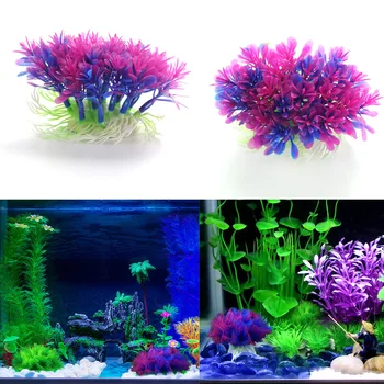 Povandeninis Violetinė Patvarus Naminių Reikmenys Imituoti Namų Akvariumo Žuvų Bakas Sodo Plastikinių Vandens Augalų