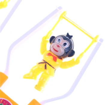 Plastinė Gimnastika Animacinių Filmų Monkey Flip Žaislas Vaikams, Vaikų Kūrybos Meno Vėjo Iki Žaislas Dovanos