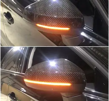 Automobilio LED Dinaminis Rūkytą A3 S3 RS3 8V 2013 - 2017 2018 Posūkio Signalo Lemputė Pusėje valdomi Išoriniai galinio vaizdo Veidrodėliai Indikatorius, Indikatorių Lempos