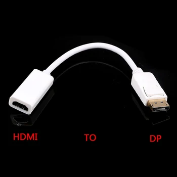Aktyvi VB Displayport Male HDMI 1.4 Moterų Adapterio Kabelis, 1080P Ekrano Prievado Laidas Konverteris Switcher HP DELL PC