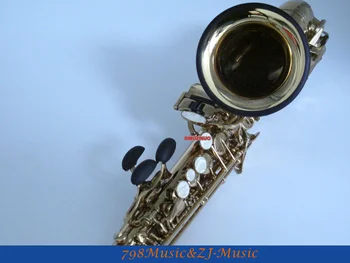 Lakuota Aukso Lenktas Sopranas Saksofonas Bb raktas į Didelį F klavišą NEMOKAMAI LORICO Saksofonas Žiedas Išjungti