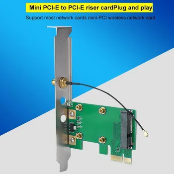 MiniPCI-E, PCI-E Desktop PC Antena Profesinės Pridėti Belaidžio WiFi Tinklo Adapterio plokštę Priedai Nešiojamas Konverteris