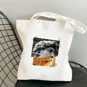 Mikelandželas pirkinių krepšys bolsas de tela rankinėje pakartotinai tote džiuto pluošto krepšys krepšys bolsa compra shoping boodschappentas nešti cabas
